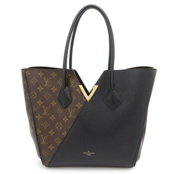 Louis Vuitton Monogram Calfskin Kimono Tote Bag Black - Picture 1 of 8